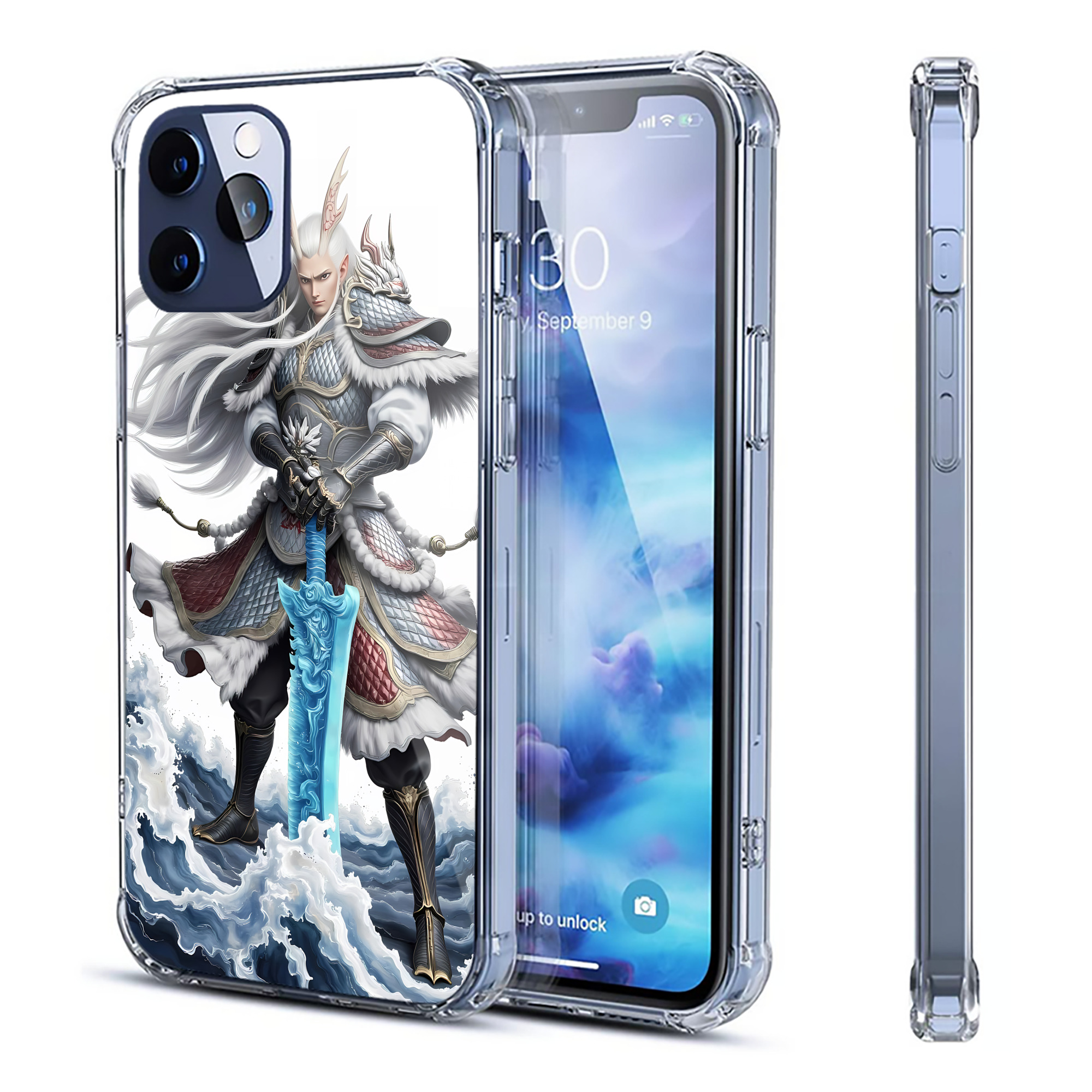 （画像用） Ne Zha 2 ナタ 魔童の大暴れ 【iPhone 12シリーズ対応】透明スマホケース（クリアソフトケース）